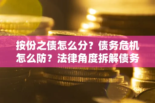 北京按份之债怎么分？债务危机怎么防？法律角度拆解债务分配与风险自保指南