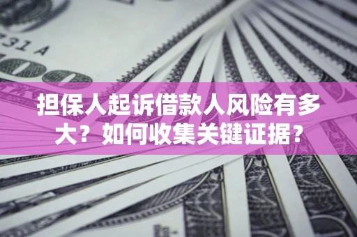 北京担保人起诉借款人风险有多大？如何收集关键证据？