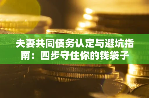 北京夫妻共同债务认定与避坑指南：四步守住你的钱袋子