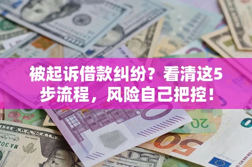 北京被起诉借款纠纷？看清这5步流程，风险自己把控！