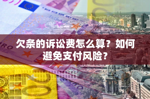 北京欠条的诉讼费怎么算？如何避免支付风险？